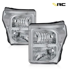 VRC For 2011-2016 Ford F250 F350 F450 F550 Super Duty Headlights Headlamps Pair
