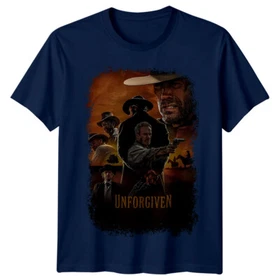 Unforgiven (1992) Movie Poster Inspired T-Shirt Retro Classic 90s Tee Unisex