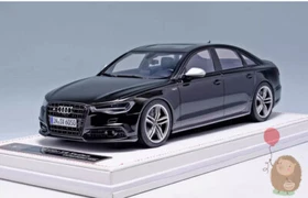 IVY 1/18 S6 AUDI Sedan Limited Resin Diecast Car Model Hobby Display Green Gifts