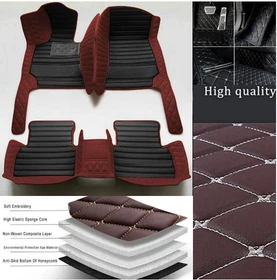 For Ford Bronco C-Max Escape Expedition Edge Car Floor Mats PU Leather Carpets For Ford Bronco C-Max Escape Expedition Edge Car Floor Mats PU Leather Carpets