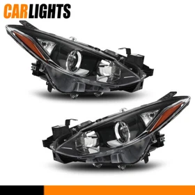Pair Headlight Assembly Fit For 2014-2016 Mazda 3 Driver & Passenger Side Pair Headlight Assembly Fit For 2014-2016 Mazda 3 Driver & Passenger Side
