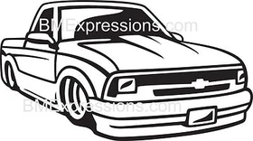 Chevy S10 Pickup Lowrider Chevrolet Vinyl Decal Your Color Choice Sticker Chevy S10 Pickup Lowrider Chevrolet Vinyl Decal Your Color Choice Sticker