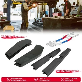 Center/Mid Rear Frame Repair Kit Fit for 2007-2014 Chevy Silverado & GMC Sierra 