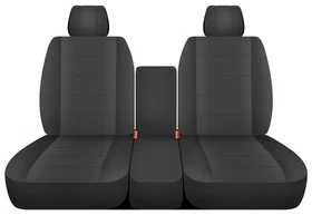 Fits 2004 to 2008 Ford F150 Truck Front set 40/20/40 car seat covers Charcoal Fits 2004 to 2008 Ford F150 Truck Front set 40/20/40 car seat covers Charcoal