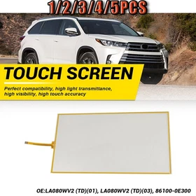 Touch Screen Glass Digitizer Panel 8'' Fit 14-19 Toyota Highlander Radio1-5x
