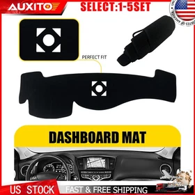 For Infiniti G37 G35 G25 2008-2013 Q60 2014-15 Dashboard Cover Mat Black US 1-5X