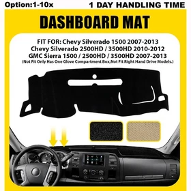 DashMat Dash Cover Dashboard Mat Interior Pad For GMC Sierra 1500 2007-2013