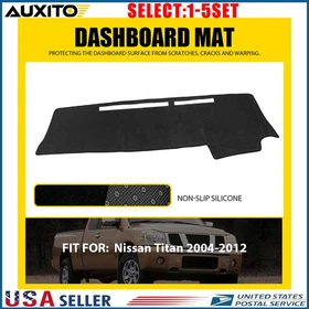 Fit 04-12 Nissan Titan Dashboard Cover Mat Pad Anti Glare Black Dash Board 1-5X