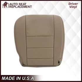 2002 2003 Ford F250 F350 F450 Lariat Crew Cab Perforated Vinyl Seat Cover Tan 2002 2003 Ford F250 F350 F450 Lariat Crew Cab Perforated Vinyl Seat Cover Tan