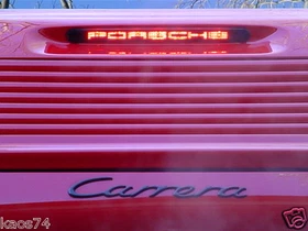 Porsche 911 Carrera 996 3rd brake light decal overlay 98 99 00 01 02 03 04