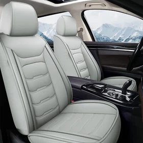 For Toyota RAV4 Car Seat Covers 5-Seats Front+Rear Protector Leather Full Set