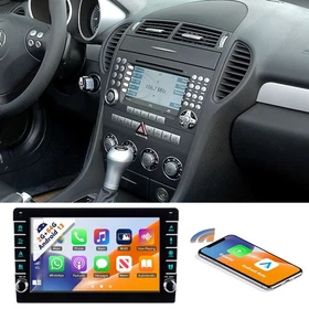 SD Navigation Car Stereo GPS+Reverse Camera For Mercedes Benz MB SLK Class R171 