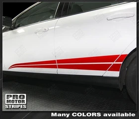 Ford Focus 2011-2018 Rocker Panel Side Accent Stripes Decals (Choose Color) Ford Focus 2011-2018 Rocker Panel Side Accent Stripes Decals (Choose Color)