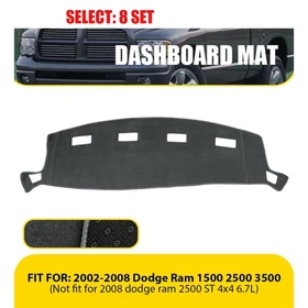 For 2002-08 DODGE RAM 1500 3500 2500 Dash Cover Mat Dashboard Pad Carpet 1-10x