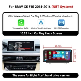 For BMW X5 F15 F85 X6 F16 F86 With NBT Car Multimedia Stereo TouchScreen CarPlay For BMW X5 F15 F85 X6 F16 F86 With NBT Car Multimedia Stereo TouchScreen CarPlay