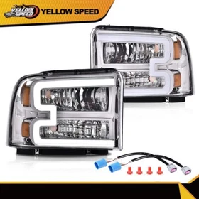 Fit For 2005-2007 Ford F250 F350 F450 F550 Super Duty LED DRL Headlights Lamps Fit For 2005-2007 Ford F250 F350 F450 F550 Super Duty LED DRL Headlights Lamps