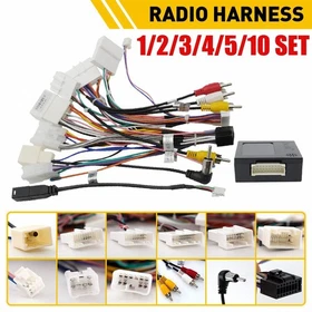 For Toyota Radio Aftermarket Stereo Car Wire Cable Harness Adapter Canbus w/ BOX