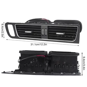 LH Center Dash Heat A/C Air Vent Outlet Assembly for Audi Q5 2010-16 SQ5 2014-17 LH Center Dash Heat A/C Air Vent Outlet Assembly for Audi Q5 2010-16 SQ5 2014-17