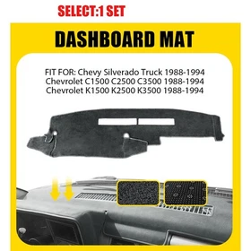 Dashboard Cover Dash Mat For Chevy Silverado Truck C1500 C2500 C3500 88-94 1-10x