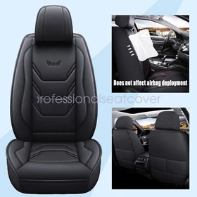 Fits Toyota RAV4 Front+Rear Car Seat Covers 5-Seats Protector Leather Full Set