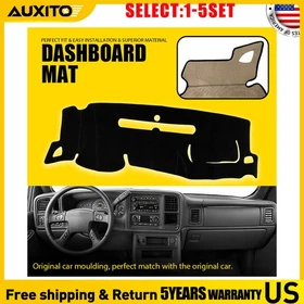 Custom Dash Cover Mat Fit 2007-2013 Chevy Silverado HD Models 2500HD 3500HD 1-5X