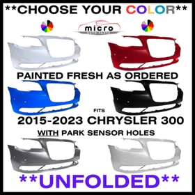 NEW FRONT BUMPER FOR 2015-2023 CHRYSLER 300 PAINTED CHOOSE YOUR COLOR CH1000A22 NEW FRONT BUMPER FOR 2015-2023 CHRYSLER 300 PAINTED CHOOSE YOUR COLOR CH1000A22