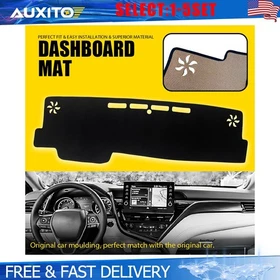 For Toyota Camry 18-24 Dash Cover Mat Black Dashboard Non-Slip Anti-Glare 1-5X