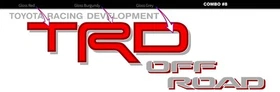 TRD Off Road 2005 - 2015 Style, Bed Decals Stickers, Fits Toyota Tacoma, Tundra TRD Off Road 2005 - 2015 Style, Bed Decals Stickers, Fits Toyota Tacoma, Tundra
