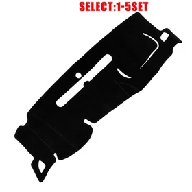 Dash Mat Pad Protector Fit 07-13 Chevy Silverado 1500/GMC Sierra 1500 Black 1-5X
