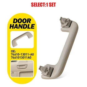 Tan Door Grip Handle W/ Clips For Toyota Lexus GX470 03-09 7461013011A0 1-10x Tan Door Grip Handle W/ Clips For Toyota Lexus GX470 03-09 7461013011A0 1-10x
