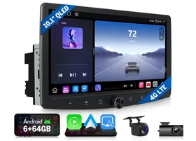 Eonon UX6SK2 Plus 10.1" Android 13 6+64G Double Din Car Stereo CarPlay GPS Radio