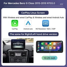 New Linux Touch Screen for Mercedes Benz G Class W463 2013-2018 Wireless Carplay New Linux Touch Screen for Mercedes Benz G Class W463 2013-2018 Wireless Carplay