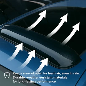Sunroof Moonroof Sunshade Wind Rain Guard Visor 880mm For Scion FR-S 2012-2016