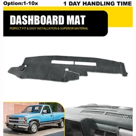 Dashmat For Chevy Silverado K1500 K2500 K3500 1988-1994 Dash Mat Dashboard Cover Dashmat For Chevy Silverado K1500 K2500 K3500 1988-1994 Dash Mat Dashboard Cover