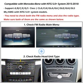 For Mercedes-Benz NTG 4.5/4.7/5.0 Wireless CarPlay Andoid Auto Mirroring Kit