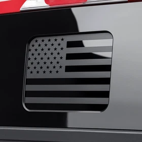 Ford F150 F250 F350 2015–2025 Rear Middle Window American Flag Decal Ford F150 F250 F350 2015–2025 Rear Middle Window American Flag Decal
