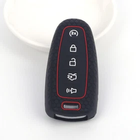 Remote Key Fob Cover Case Silicone For 2011-2019 Ford Edge Explorer Escape Focus