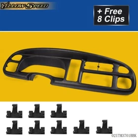 Instrument Panel Dash Bezel&Dash Board Cover Pad Overlay Fit For 98-02 Dodge Ram Instrument Panel Dash Bezel&Dash Board Cover Pad Overlay Fit For 98-02 Dodge Ram