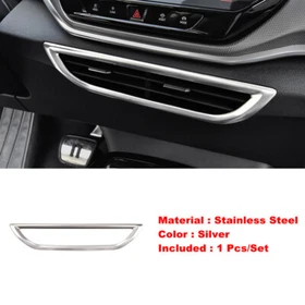 Central Air AC Outlet Vent Decor Trim For VW ID.4 ID4 Pro crozz 2021-2024 Central Air AC Outlet Vent Decor Trim For VW ID.4 ID4 Pro crozz 2021-2024