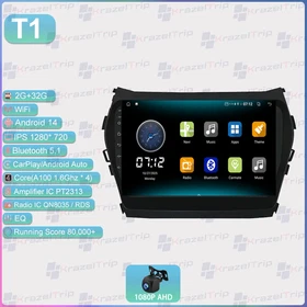 8 Core 64G Car Radio for Hyundai IX45 Santa Fe 2013 - 2017 Android Auto Carplay 8 Core 64G Car Radio for Hyundai IX45 Santa Fe 2013 - 2017 Android Auto Carplay