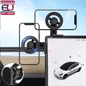 Magnetic Phone Holder Mount Adjustable For Tesla 3 Y X S Cybertruck Car Screen Magnetic Phone Holder Mount Adjustable For Tesla 3 Y X S Cybertruck Car Screen
