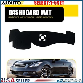Dashboard DashMat Cover Mat For Infiniti G25 G35 G37 Q40 Q60 2008-15 Black 1-5X