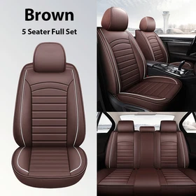 Leather Seat Covers Full Set 2/5 Seats Front Rear Split Headrest for Toyota C-HR