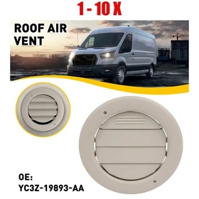 1-10 For 2015-25 Ford Transit Vent Air Outlet Rotating Round Ceiling YC3Z19893AA 1-10 For 2015-25 Ford Transit Vent Air Outlet Rotating Round Ceiling YC3Z19893AA