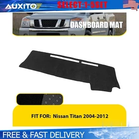 Fit 04-12 Nissan Titan Large Display DashMat Dashboard Mat Cover Pad Black 1-5X Fit 04-12 Nissan Titan Large Display DashMat Dashboard Mat Cover Pad Black 1-5X