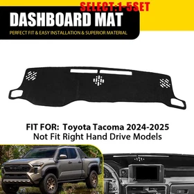 For Toyota Tacoma 24 25 LHD Dashboard Cover Pad Mat Sun Protection Non-Slip 1-5X