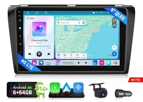 For 2004-2009 Mazda 3 M3BKX7S 6+64 Android 14 Radio Car Stereo GPS CarPlay Audio For 2004-2009 Mazda 3 M3BKX7S 6+64 Android 14 Radio Car Stereo GPS CarPlay Audio