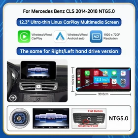 Wireless CarPlay Touch Screen Stereo Multimedia For Mercedes Benz CLS 2010-2018