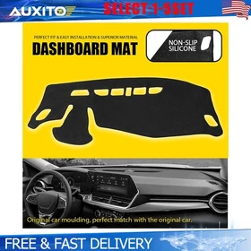Fit 2024-2025 Chevrolet Trax Dashboard Cover Pad Dash Mat Sun Shield Black 1-5X Fit 2024-2025 Chevrolet Trax Dashboard Cover Pad Dash Mat Sun Shield Black 1-5X