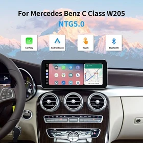 10.25in CarPlay Android auto TouchScreen For Mercedes Benz C W205 GLC X253 C253
